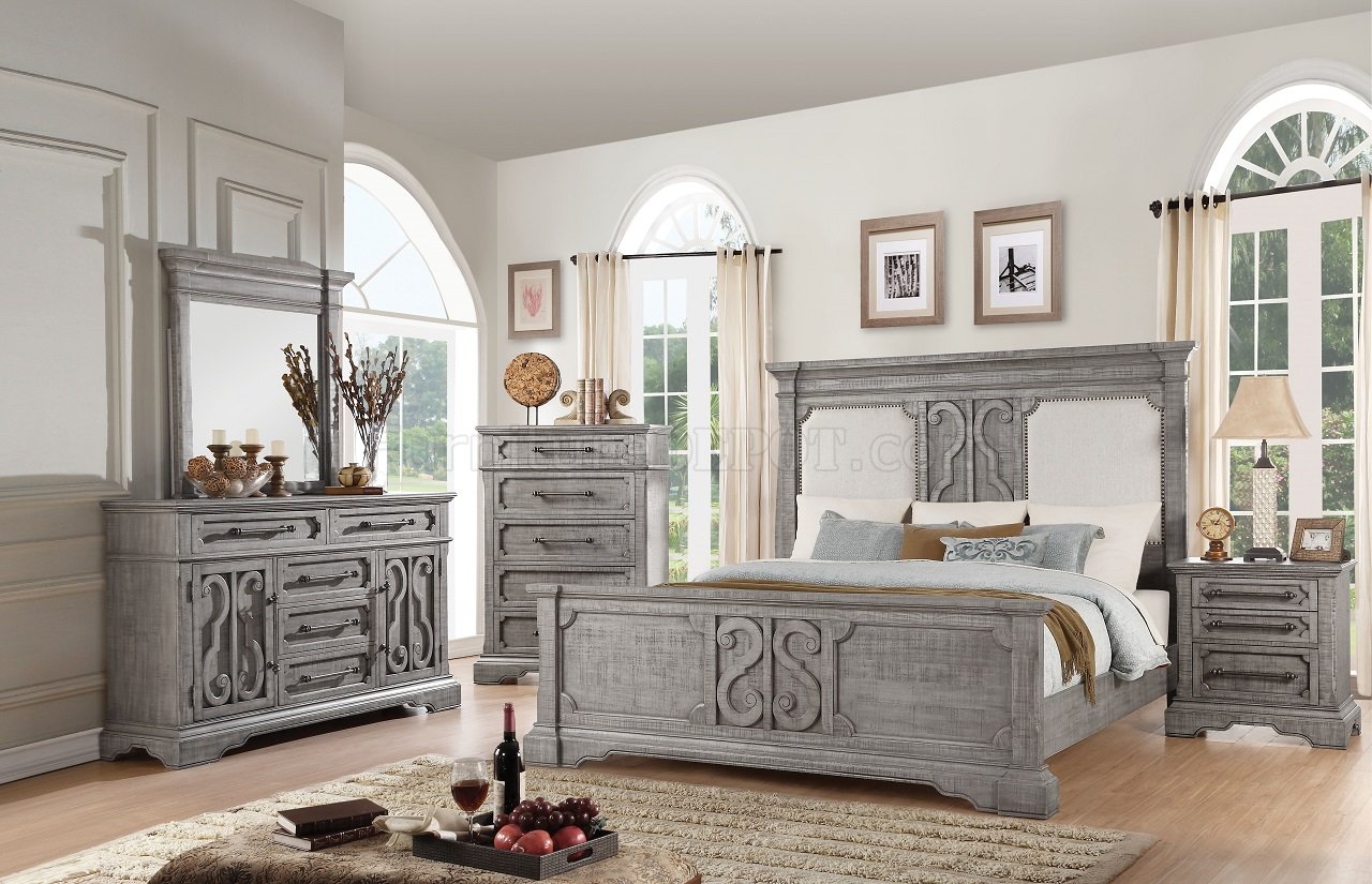 Artesia Bedroom 27090 in Salvaged Natural by Acme w/Options