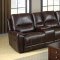 Keystone Motion Sectional Sofa CM6559 in Bonded Leather Match