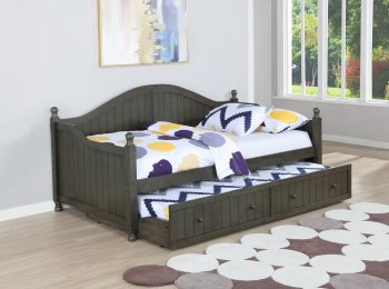 Julie Ann Daybed 301053 in Warm Gray by Coaster w/Trundle [CRKB-301053 Julie Ann]