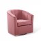 Prospect Swivel Chair Set of 2 in Dusty Rose Velvet by Modway