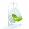 Wicker Hanging Double Egg Swing Chair ESCW-57LG by LeisureMod