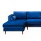 Como Sectional Sofa TOV-L4128 in Navy Velvet by TOV Furniture