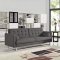 Chicago Sofa Bed in Grey Fabric by ESF w/Optional Chair