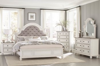 Baylesford Bedroom 1624W - Antique White - Homelegance w/Options [HEBS-1624W-Baylesford]