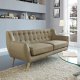 Remark EEI-1633-OAT Sofa in Oatmeal Fabric by Modway w/Options