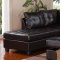 G905B Sectional Sofa w/Ottoman Cappuccino Leatherette by Glory