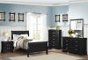 Mayville 2147BK 4Pc Youth Bedroom Set in Black by Homelegance