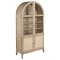 Kailani Vitrine Cabinet 109386 in Beige Oak by Coaster