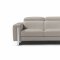 Adriano Sofa & Loveseat Set in Warm Grey Leather by Whiteline