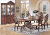 Brown Finish Classic 7Pc Dining Set w/Optional Buffet & Chairs