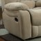 U2007 Reclining Sofa in Froth Fabric by Global Furniture USA