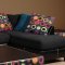 201056 Lauren Sectional Sofa in Suede Fabric & Vinyl by Chelsea