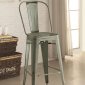 106014 Metal Barstool Set of 2 in Blue by Coaster