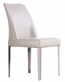 Amy Dining Chairs Set of 2 in White or Black - Whiteline [WLDC-Amy]