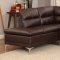 Soyer Sectional Sofa 9923DBR in Dark Brown by Homelegance