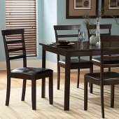 2433 Market 7Pc Dining Set by Homelegance in Dark Cherry