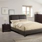 F9336Q 5Pc Bedroom Set in Brown Leatherette by Poundex w/Options