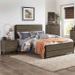 Vestavia Bedroom Set 1936 in Dark Brown by Homelegance w/Options