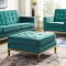 Loft Sofa in Teal Velvet Fabric by Modway w/Options