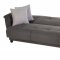 Aspen Rainbow Dark Grey Sofa Bed in Fabric by Sunset w/Options