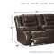 Vacherie Motion Sofa & Loveseat Set 79307 in Brown by Ashley