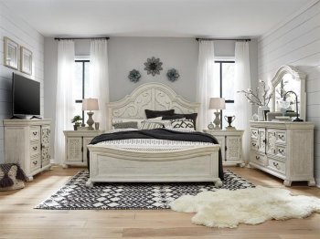 Bronwyn Bedroom B4436 in Alabaster by Magnussen w/Options [SFMGBS-B4436-55 Bronwyn]