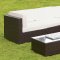 Zendaya Patio Sectional w/Coffee Table CM-OS2115WH in White