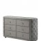 Perine Bedroom BD01062Q in Gray Velvet by Acme w/Options