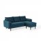 Revive Sectional Sofa in Azure Fabric by Modway