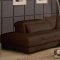 Brown or Ivory Full Leather Modern Sectional Sofa