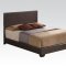 Ireland Bedroom 5Pc Set by Acme w/Brown PU Upholstered Bed