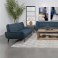 Acton Sofa 511161 in Teal Fabric by Coaster w/Options