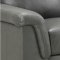 Leather Italia Sienna Sofa & Loveseat Set in Dark Gray w/Options