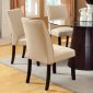 CM3850T Montecito Dining Table in Espresso w/Glass Top & Options