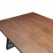 1518 Dining Table Walnut & Black by ESF w/Optional 1640 Chairs