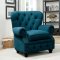 Stanford Sofa CM6269TL in Dark Teal Fabric w/Options