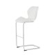 D1446BS Barstool Set of 4 in White PU by Global