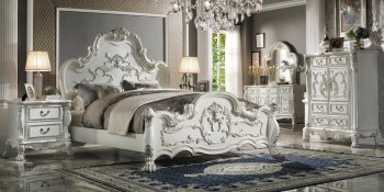 Dresden Bedroom BD01708Q in Bone White by Acme w/Options [AMBS-BD01708Q Dresden]