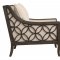 Ceylon Accent Chair 1242-1 in Beige & Dark Brown by Homelegance