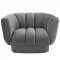 Entertain Sofa in Gray Velvet Fabric by Modway w/Options