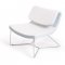 Hollywood Sofa in White Leatherette by J&M w/Options