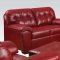 50635 Shi Sofa Cardinal Bonded Leather Match by Acme w/Options