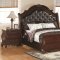 Brown Cherry Finish Traditional Bedroom w/Optional Items