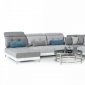 Jive Sectional Sofa in Grey Fabric by VIG