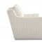 Olsen Swivel Accent Chair in Ivory Fabric by Klaussner