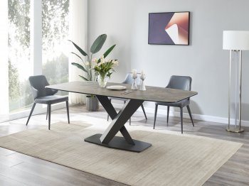 Elegance Dining Table by J&M w/Optional San Francisco Chairs [JMDS-Elegance-San Francisco]