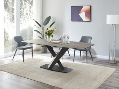 Elegance Dining Table by J&M w/Optional San Francisco Chairs