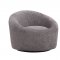 Moon Sectional Sofa in Dark Gray Fabric by J&M w/Optional Chair