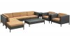 La Jolla Outdoor Patio Sectional Set Choice of Color by Modway