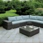 Morgana CM-OS2121-L Outdoor Patio Sectional Sofa w/Coffee Table